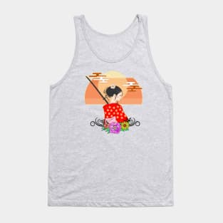 Samurai Girl Onna Musha Tank Top